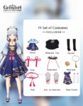 Ayaka Costume Flawless Radiance Outfits Genshin Impact Cosplay Costumes (5)