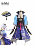 Ayaka Costume Flawless Radiance Outfits Genshin Impact Cosplay Costumes (5)