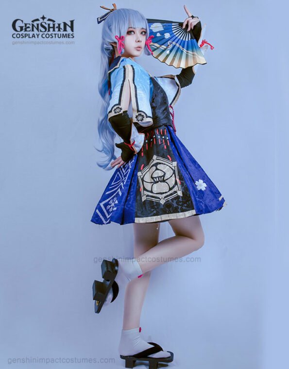 Ayaka Costume Flawless Radiance Outfits Genshin Impact Cosplay Costumes (5)