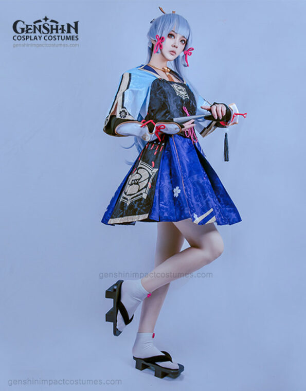 Ayaka Costume Flawless Radiance Outfits Genshin Impact Cosplay Costumes (6)