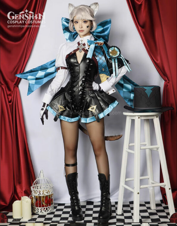 Fontaine Lynette Costume Magician Outfit Genshin Impact Costumes (9)