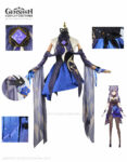 Genshin Impact Keqing Costume Opulent Splendor Outfit (1)