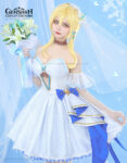 Lumine Wedding Dress Costume Genshin Impact Outfits (2)