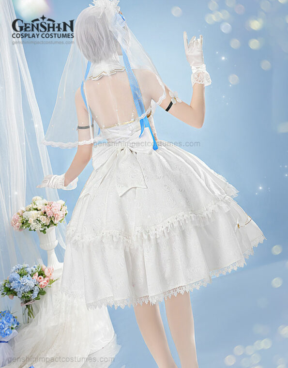 Noelle Wedding Dress Costume Genshin Impact Outfits (11)