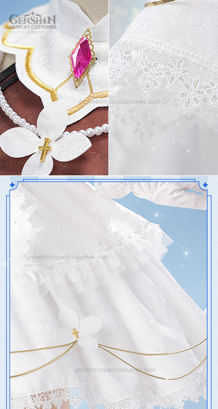 noelle wedding dress costume genshin impact outfits (14)