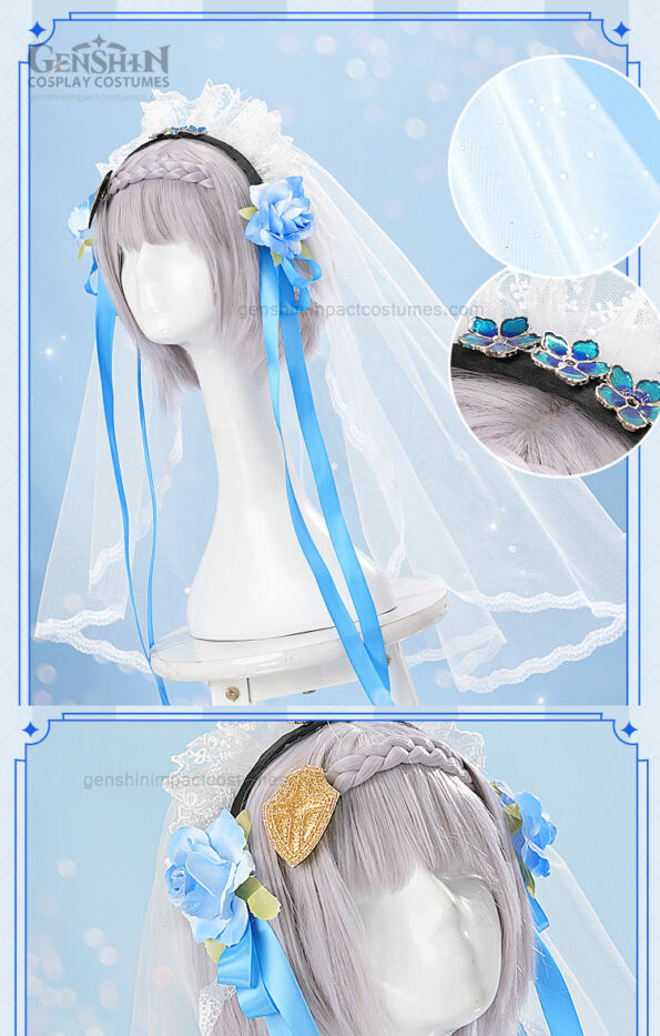 Noelle Wedding Dress Costume Genshin Impact Outfits (17)