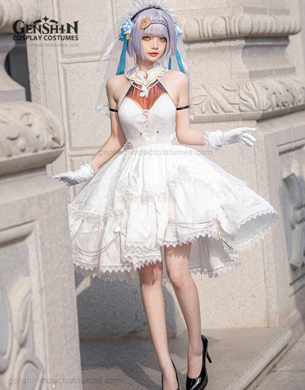 Noelle Wedding Dress Costume Genshin Impact Outfits (3)