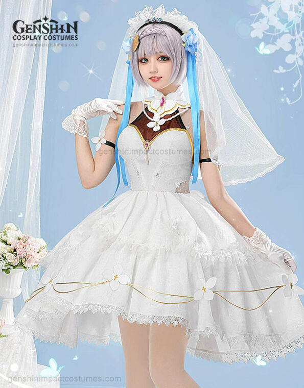 Noelle Wedding Dress Costume Genshin Impact Outfits (9)