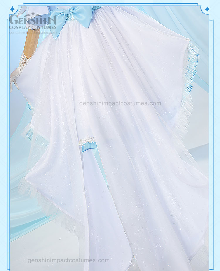 shenhe wedding dress costume genshin impact outfits