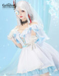 Shenhe Wedding Dress Costume Genshin Impact Outfits (2)