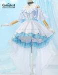 Shenhe Wedding Dress Costume Genshin Impact Outfits (2)