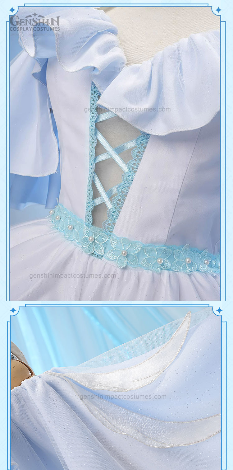 shenhe wedding dress costume genshin impact outfits