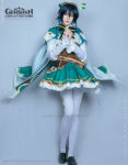 Venti Costume Dress Genshin Cosplay Costume (3)