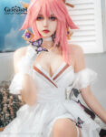 Yae Miko Wedding Dress Costume Genshin Impact Outfits (7)