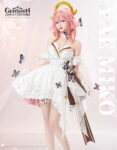 Yae Miko Wedding Dress Costume Genshin Impact Outfits (7)