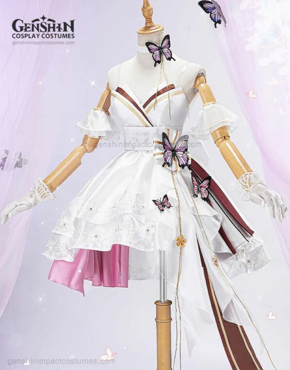 Yae Miko Wedding Dress Costume Genshin Impact Outfits (8)