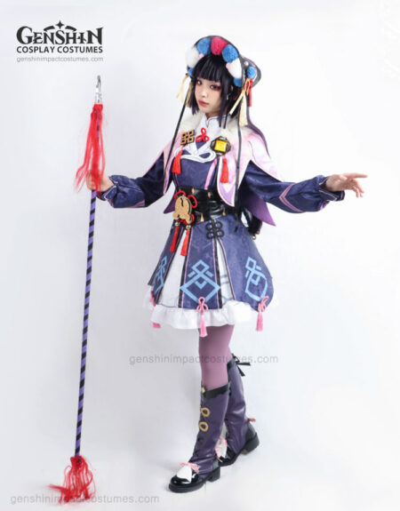 yun jin mistcloud stage cosplay costume genshin impact outfits