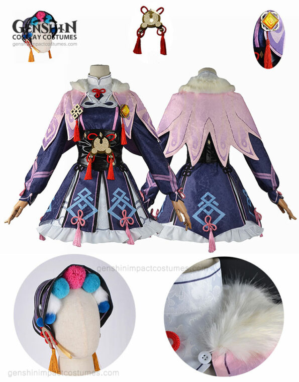 Yun Jin Mistcloud Stage Cosplay Costume Genshin Impact Outfits (2)