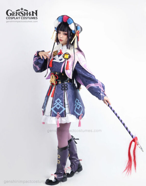 Yun Jin Mistcloud Stage Cosplay Costume Genshin Impact Outfits (8)