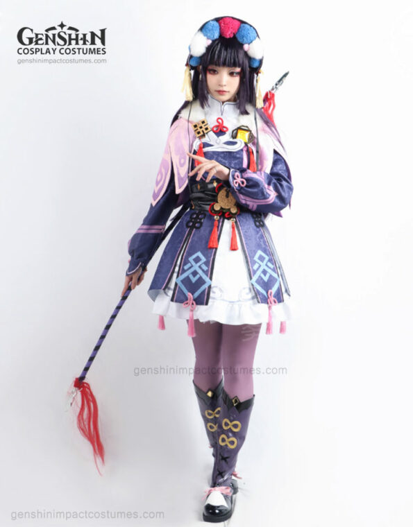 Yun Jin Mistcloud Stage Cosplay Costume Genshin Impact Outfits (9)