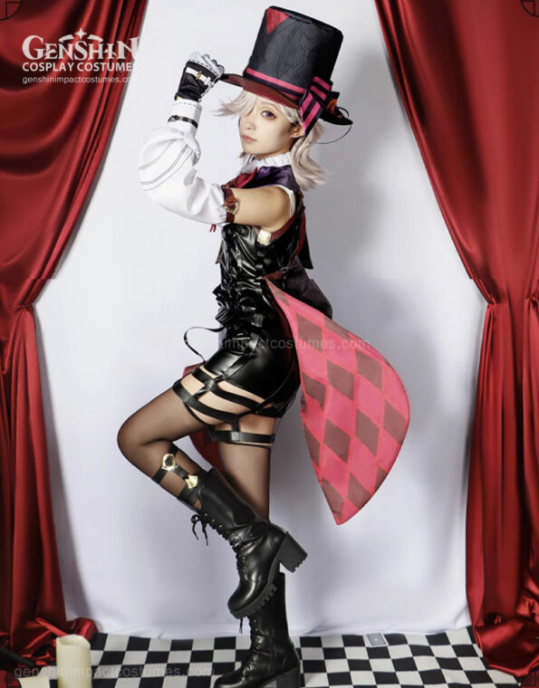 Fontaine Lyney Costumes Magician Outfit Genshin Costumes (5)