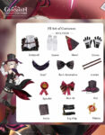 Fontaine Lyney Costumes Magician Outfit Genshin Costumes (4)