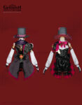 Fontaine Lyney Costumes Magician Outfit Genshin Costumes (4)