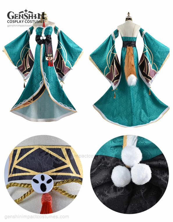 Gorou Genshin Impact Costumes Ms Hina Outfit (2)