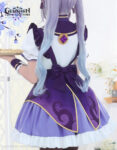 Keqing Maid Outfit Genshin Impact Costumes (5)