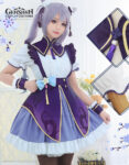 Keqing Maid Outfit Genshin Impact Costumes (5)