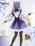 Keqing Maid Outfit Genshin Impact Costumes (5)