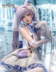 Keqing Wedding Dress Costume Genshin Impact Outfits (5)