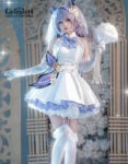 Keqing Wedding Dress Costume Genshin Impact Outfits (5)