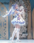 Keqing Wedding Dress Costume Genshin Impact Outfits (5)