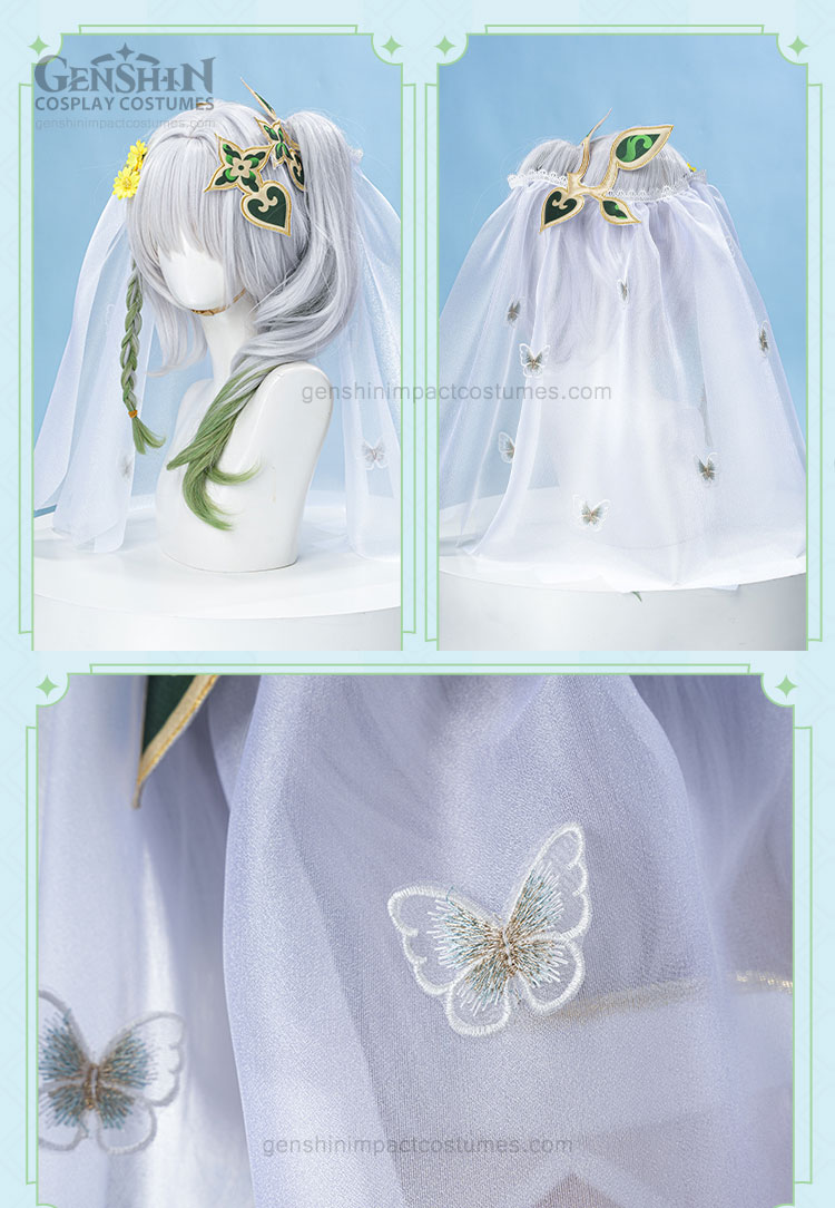 nahida wedding dress costume genshin impact outfits