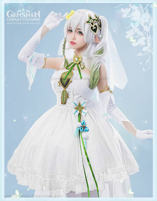 Nahida Wedding Dress Costume Genshin Impact Outfits (8)