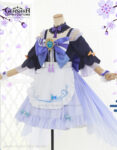 Sangonomiya Kokomi Maid Outfit Genshin Impact Cosplay Costumes (6)