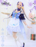 Sangonomiya Kokomi Maid Outfit Genshin Impact Cosplay Costumes (6)