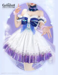 Sangonomiya Kokomi Wedding Dress Costume Genshin Impact Outfits (5)