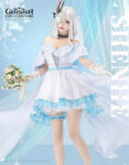 shenhe wedding dress costume genshin impact outfits