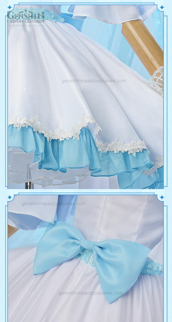 Shenhe Wedding Dress Costume Genshin Impact Outfits - Genshin Impact ...