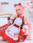 Yae Miko Maid Outfit Genshin Impact Costumes (5)