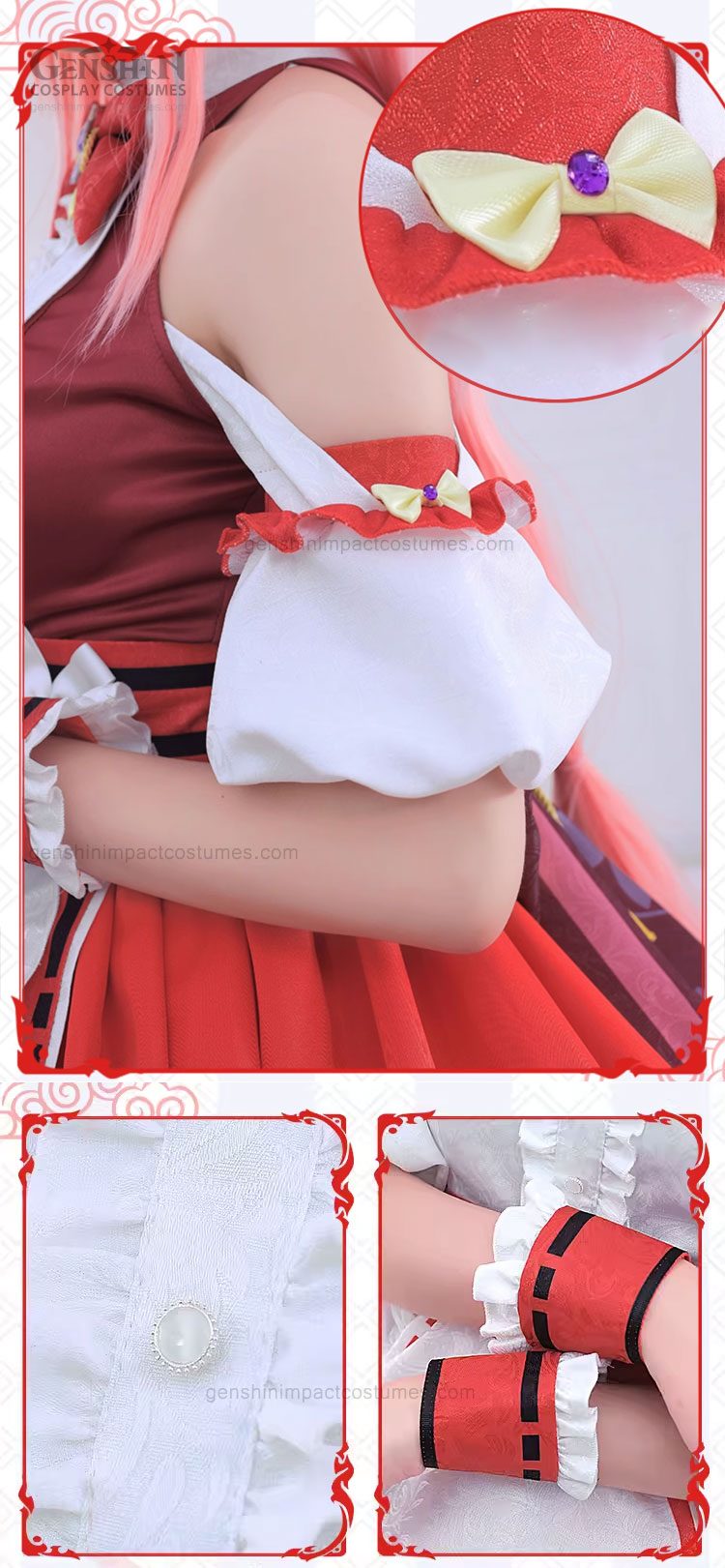 yae miko maid outfit genshin impact costumes